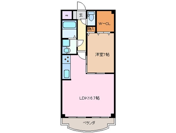 桜駅 徒歩9分 3階の物件間取画像